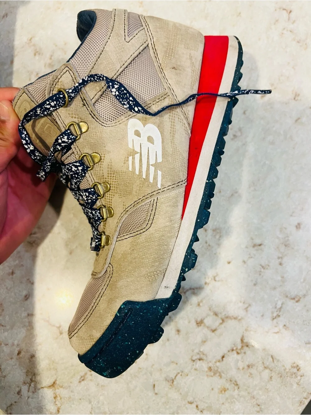 New Balance GI Joe Men’s Beige Hiking Shoes - Casual Trail Sneakers